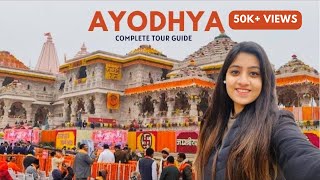 Ayodhya Ram Mandir Darshan  AZ Ayodhya Tour Guide  Places to Visit amp Eat  Stay Heena Bhatia [upl. by Setsero88]