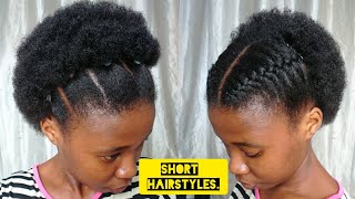 Cute natural hairstyles for short hair [upl. by Teresina]