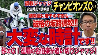 【チャンピオンズカップ2024】安田隆行元調教師が調教ジャッジ 「動き」「時計」「調教過程」を採点しピックアップした4頭を発表！《東スポ競馬ニュース》 [upl. by Leonor]