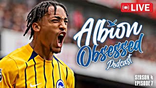 PEDRO PROTECTS BRIGHTONS UNBEATEN START  Albion Obsessed Season 4 Ep 7 LIVE [upl. by Duleba935]