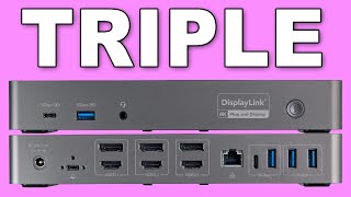 StarTech USBC 10Gbps amp USBA Triple 4K Monitor Hybrid Dock DK31C3HDPDUE Review [upl. by Nesyaj]