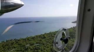 Landing on Vieques Island Puerto Rico in tiny airplane [upl. by Edouard]