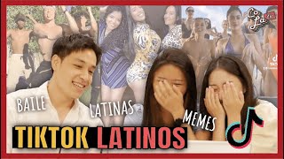 REACCIONANDO A LATINOAMERICANOS EN TIKTOK Coreanas Latinas [upl. by Idas]