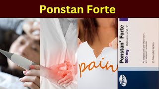 Ponstan forte tablet  Ponstan Forte 500mg used for  Toothache  Period pain  Mefenamic acid [upl. by Acihsay]