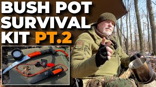 Bush Pot Survival Kit for Bushcraft  Mors Kochanski [upl. by Drarreg]