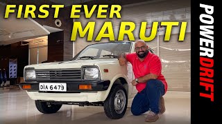 The First Maruti Suzuki Ever Sold  Maruti 800 SS80  Feature  PowerDrift [upl. by Nollad]