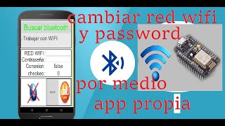 como cambiar wifi de ESP32 con tu propia app no WifiManager [upl. by Hakeber984]