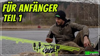 Karpfenangeln für ANFÄNGER TEIL 1 Unser Tackle für kleinere Gewässer [upl. by Anirroc656]