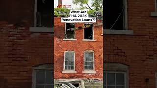 What Are FHA 203K Renovation Loans Benefits amp How They Work [upl. by Ardeahp797]