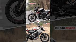 Bajaj Pulsar NS200 😍 Vs TVS Apache RTR 200 4V 🤩  Amazing Comparison 🔥  shorts [upl. by Ty]