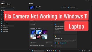 FIX Camera Not Working in Windows 11 Laptop [upl. by Adrienne]