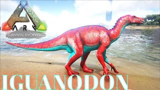 How to tame iguanodon in ARK Mobile [upl. by Schulz]