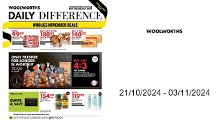 Woolworths specials ZA  21102024  03112024 [upl. by Esinnej132]