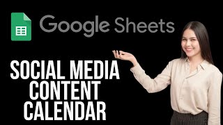 How to Make a Social Media Content Calendar in Google Sheets  Tutorial 2024 [upl. by Annaigroeg]