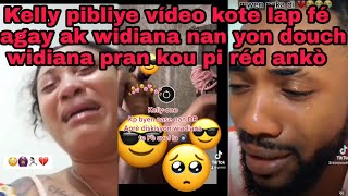 oh Kelly pibliye vídeo kote lap fé bagay ak widiana nan yon douch 😱😱 [upl. by Arno154]