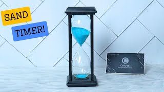 Sky Blue 30 Min Sand Flow Handcrafted Vintage Style Decorative amp Gifting Sand Timer 🎁🎁 [upl. by Otsuaf236]