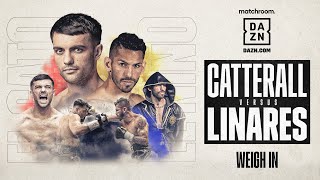 JACK CATTERALL VS JORGE LINARES WEIGH IN LIVESTREAM [upl. by Oile]