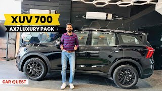 2024 Mahindra XUV 700 Walkaround  AX7 Luxury Pack  Car Quest [upl. by Anaoy718]