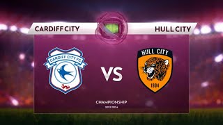 Cardiff City vs Hull City Highlights Goals  EFL Championship [upl. by Nosned]