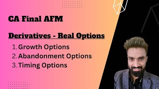 Real Options  Derivatives Ammendments  AFM  Pratik Jagati [upl. by Attenreb]