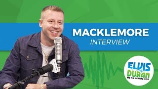 Macklemore Chats Importance of Family and quotGloriousquot Music Video  Elvis Duran Show [upl. by Winzler]