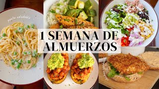 7 Almuerzos Saludables para toda la Semana [upl. by Samid]