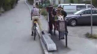 Bicycle Lift in Trondheim Norway [upl. by Ryder]