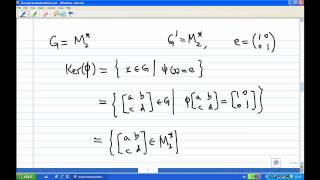 kernel of group homomorphism Example 1 [upl. by Ylrebnik]