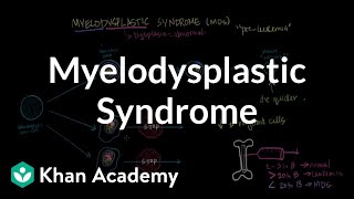 Myelodysplastic syndrome  Hematologic System Diseases  NCLEXRN  Khan Academy [upl. by Aetnuahs78]