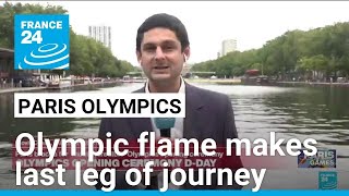 Olympic flame makes last leg of journey as Paris 2024 gets underway • FRANCE 24 English [upl. by Remos942]