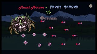 Terraria Mobile Heart Arrows VS Ocram [upl. by Satsoc]