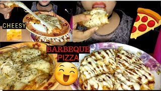 ASMRPIZZABARBECUE amp SALAMI WITH LOADS OF CHEESE NO TALKING [upl. by Sinnod]