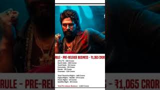 Pushpa 2 pre release business pushpa2 alluarjun shorts [upl. by Denys715]