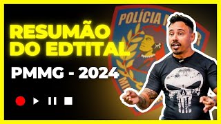 Resumão concurso Policia Militar de Minas Gerais Nota de corte PMMG Relação candidato vaga PMMG [upl. by Cony469]