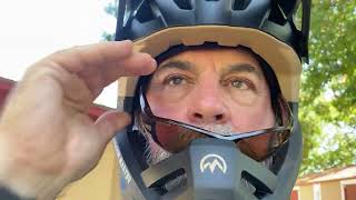 Outdoor Master Full Face Mountain Bike Helmet  Mountain Bike Helmet Review [upl. by Wager302]