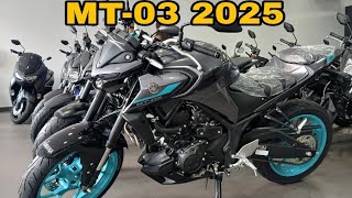 NOVA YAMAHA MT03 2025  VEJA O QUE MUDOU E PREÇO ATUALIZADO EM 27062024 [upl. by Marucci]