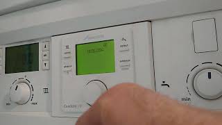 Time reset method Worcester Bosch combi boiler [upl. by Ahseikram]