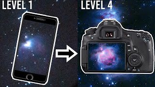 4 Levels of ORION NEBULA  Beginner to Advanced Astrophotography [upl. by Atsirc]