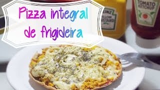 Receita Pizza integral rápida e fácil na frigideira  Por Maria Cristina CrisGourmet [upl. by Sinnaoi456]