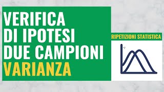 77 Verifica di Ipotesi per Due Campioni Varianza [upl. by Llednor414]