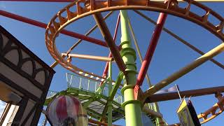 Madagascar Roller Coaster Ride at Dreamworld Gold Coast [upl. by Llerud]