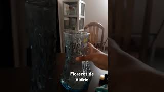 Floreros de vidrio [upl. by Ayotyal]