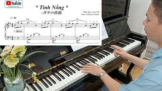 Hướng dẫn Tình nồng How to play 月半小夜曲  sheet piano [upl. by Rosalynd]