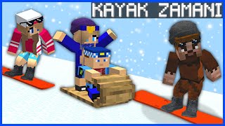 ŞEHİRDEKİ HERKES KAYAK MERKEZİNE GİTTİ ❄️🥶  Minecraft [upl. by O'Neil266]