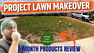 Project Lawn and Simple Lawn Solutions Product Review  6 Month Project Step By Step Guide [upl. by Lorraine]