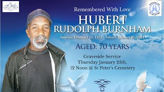 Live Stream of Graveside Funeral Service for Hubert Rudolph Burnham [upl. by Aerbma]