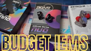 New Budget IEMS  7hz Zero 2  Ziigaat Nuo amp Cinno [upl. by Annaeg]