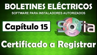 Curso boletines eléctricos  Capítulo 15 Certificado a Registrar  PLCMadrid [upl. by Nosretep23]