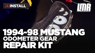 199498 Mustang Odometer Gear RepairFix Kit  Install [upl. by Nnaycnan100]