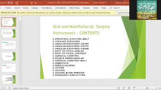 Armamentarium used in Oral and Maxillofacial Surgery bdslectures dentistry lectures [upl. by Ardekan]